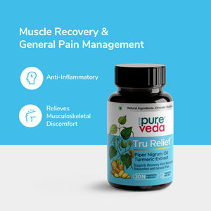 Tru Relief is a natural remedy for general pain management that reduces inflammation and relieves musculoskeletal discomfort with no side effects. 